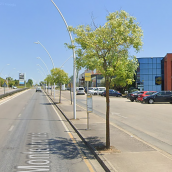 Avenida de Montearenas a la altura del LIDL