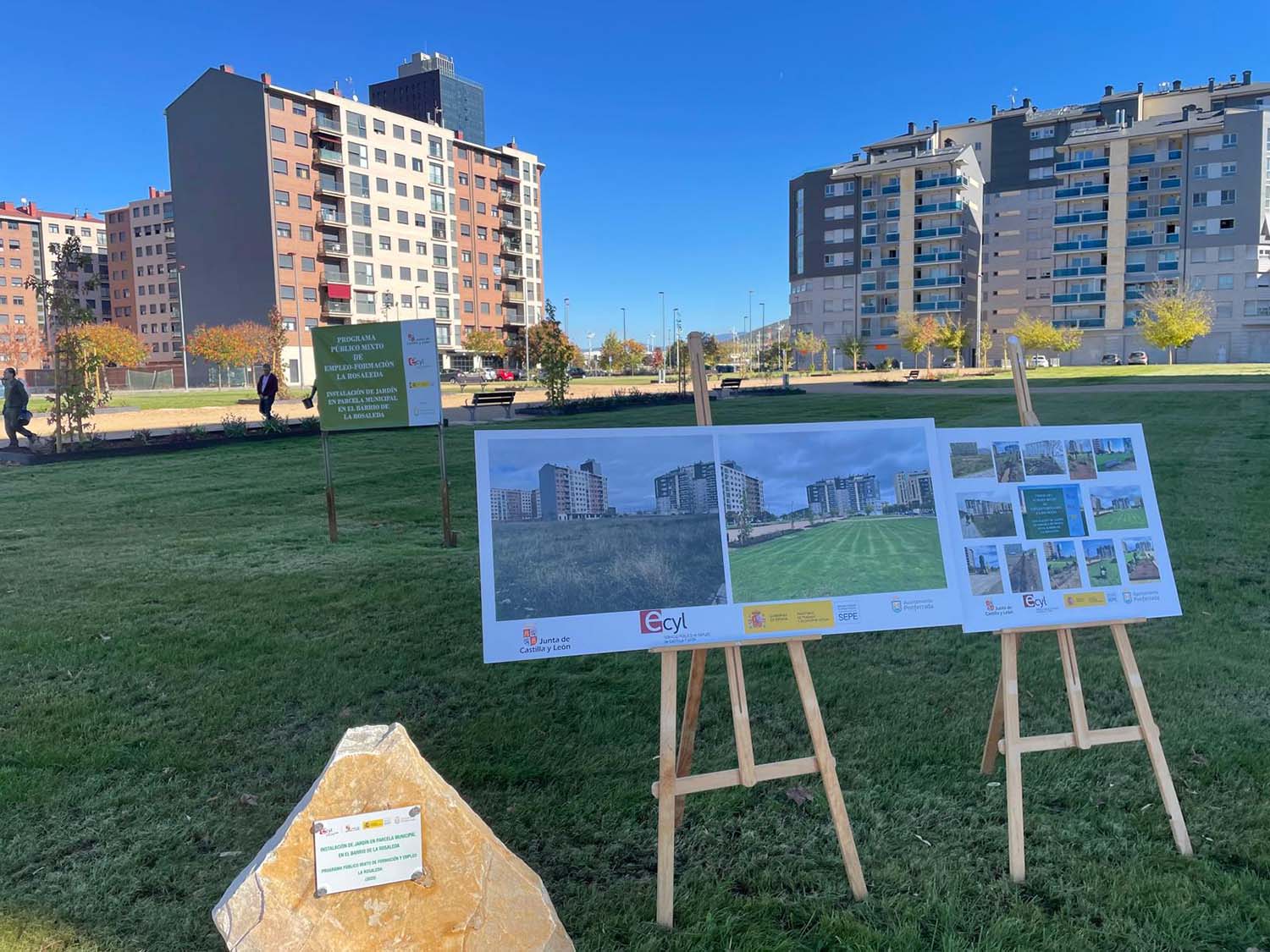 Nueva zona verde en La Rosaleda