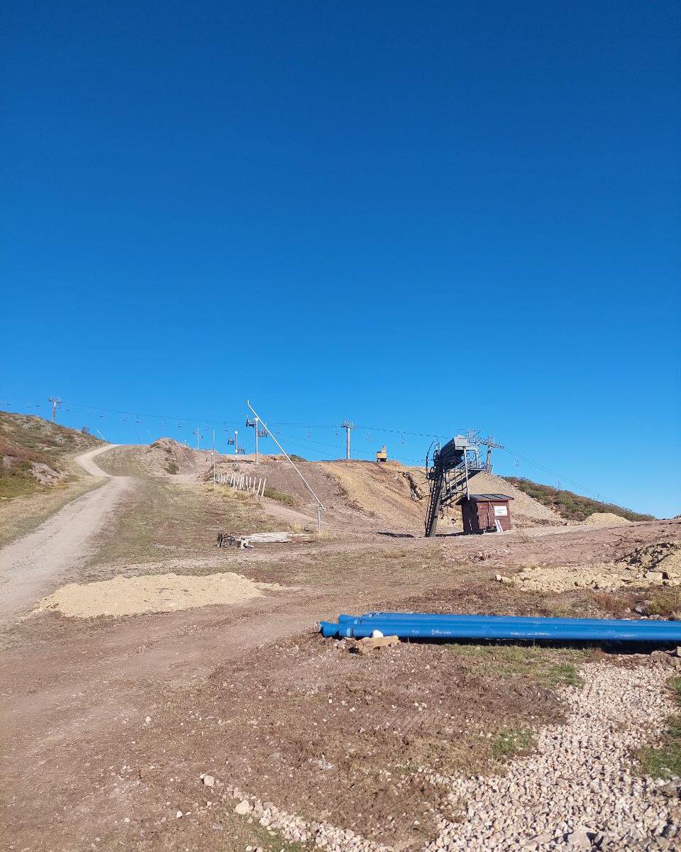Obras en Leitariegos.