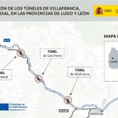 Obras en los túneles entre El Bierzo y Lugo