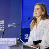 Campillo ICAL . La vicepresidenta tercera del Gobierno y ministra para la Transición Ecológica y el Reto Demográfico, Sara Aagesen Muñoz, abre la Convención por un Pacto de Estado frente a la Emergencia Climática (4)