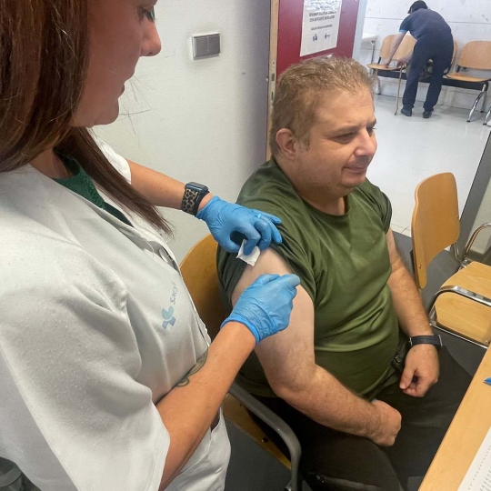 Vacunación en el centro de salud de Cuatrovientos Vacunación en el centro de salud de Cuatrovientos