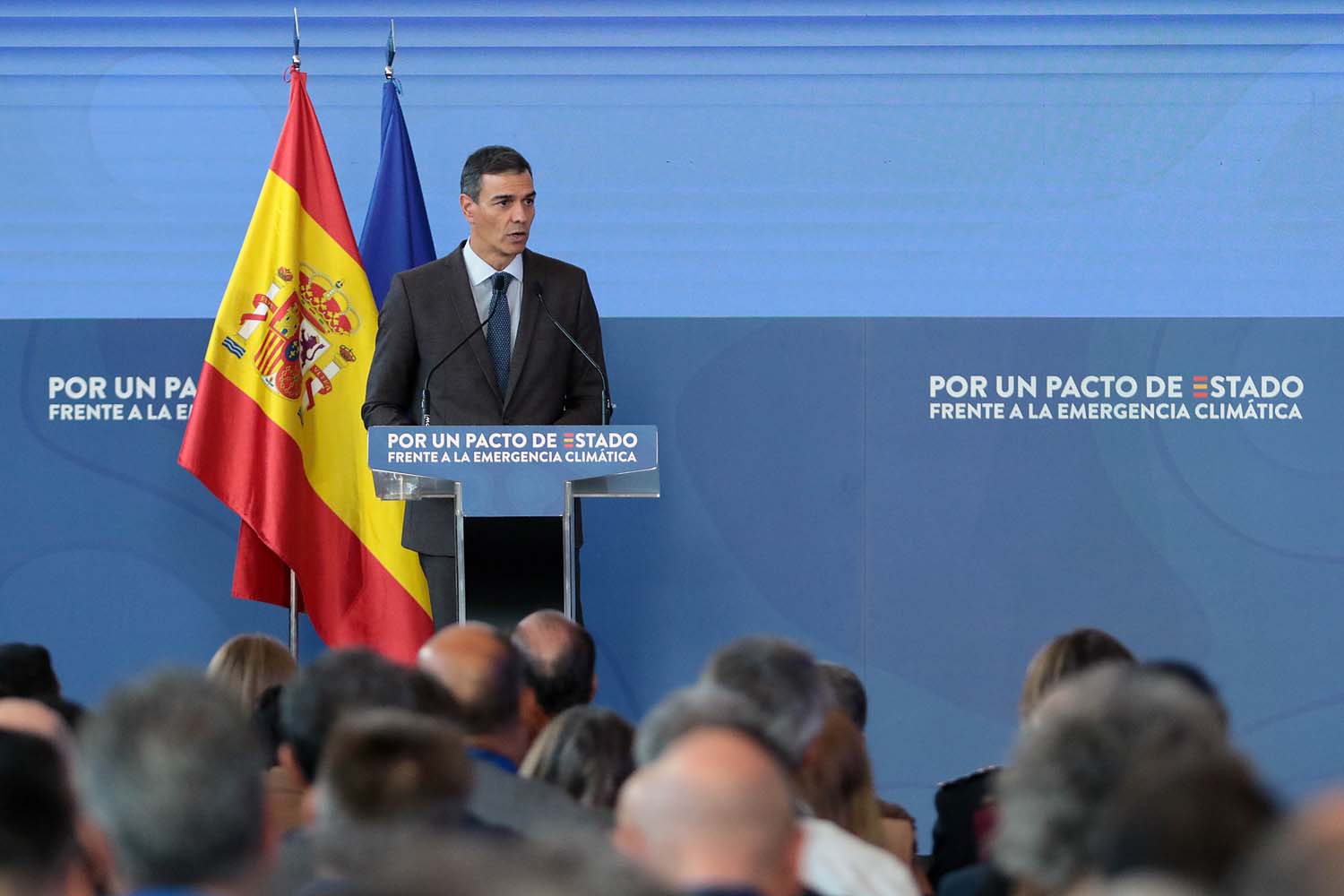 Peio García ICAL. El presidente del Gobierno, Pedro Sánchez, participa en Ponferrada en la segunda jornada de la Convención por un Pacto de Estado frente a la Emergencia Climática (4)