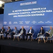 Peio García ICAL. Los principales dirigentes de sindicatos agrarios participan en la segunda jornada de la Convención por un Pacto de Estado frente a la Emergencia Climática