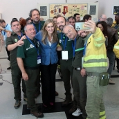 Peio García ICAL. La vicepresidenta Sara Aagesen y el delegado del Gobierno, Nicanor Sen, se reúnen con brigadistas BRIF en la segunda jornada de la Convención por un Pacto de Estado frente a la Emergencia Climática.