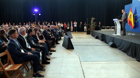 Peio García ICAL. El presidente del Gobierno, Pedro Sánchez, participa en Ponferrada en la segunda jornada de la Convención por un Pacto de Estado frente a la Emergencia Climática