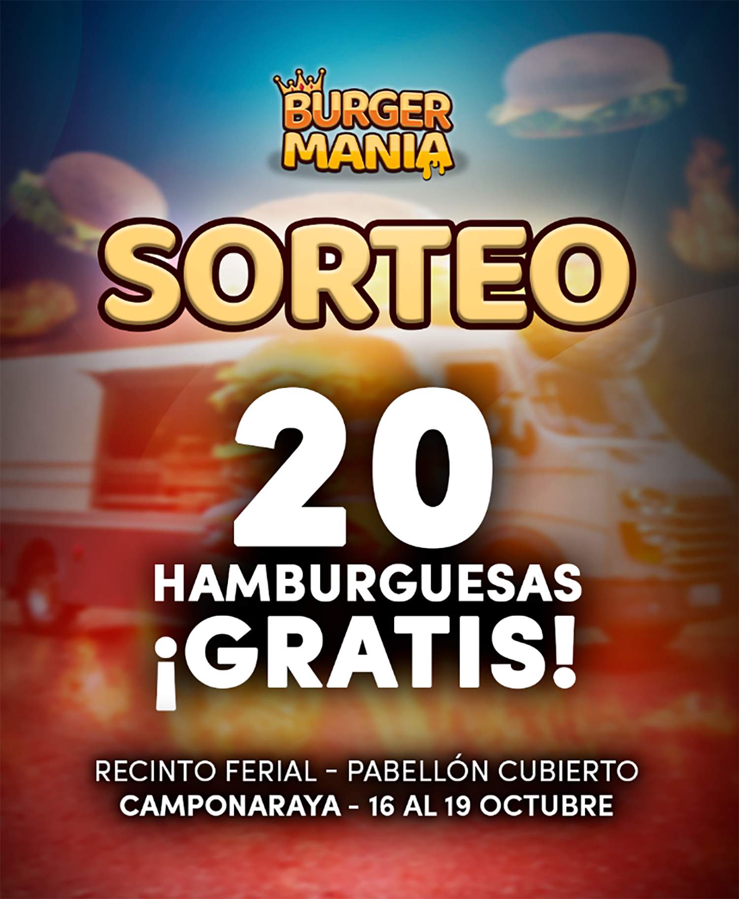 Sorteo de Burger Manía