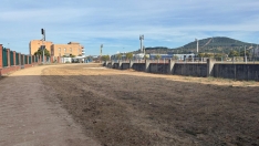 Anillo de calentamiento en las pistas Colomán Trabado