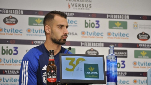 Cortés en rueda de prensa | Cortés: A la Ponferradina le «va a venir bien mentalmente» la victoria ante el Talavera