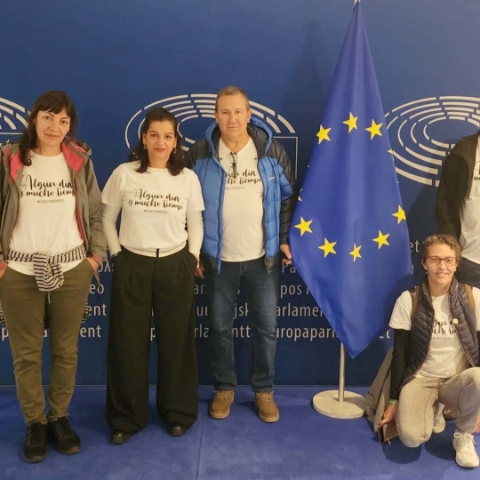 Representantes de OncoBierzo en Bruselas