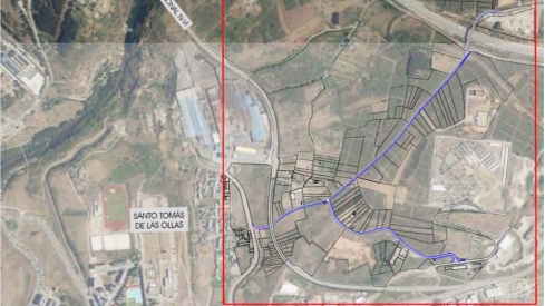 Cortes y desvíos desde el lunes por las obras de acceso al polígono de La Llanada en Santo Tomás de las Ollas