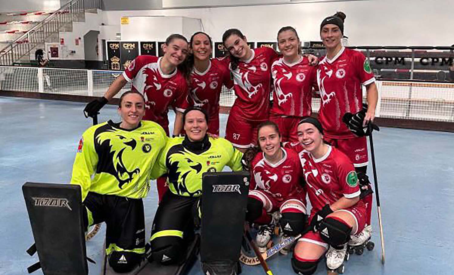 Equipo del Bembibre Hockey en Mieres 1
