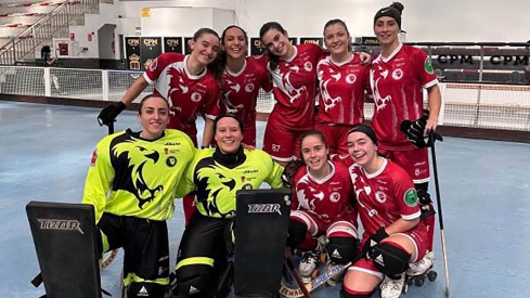 Equipo del Bembibre Hockey en Mieres 1