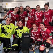 Equipo del Bembibre Hockey en Mieres 1