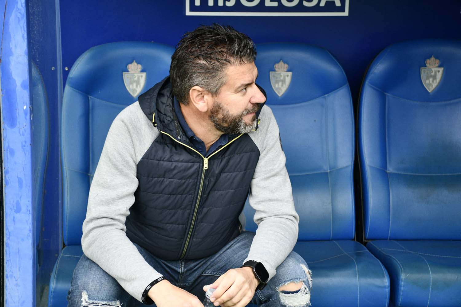 Estévez Ponferradina vs Zamora (26) | Fernando Estévez, feliz tras vencer al Cacereño: La Ponferradina «ha mostrado su fortaleza de forma continuada»