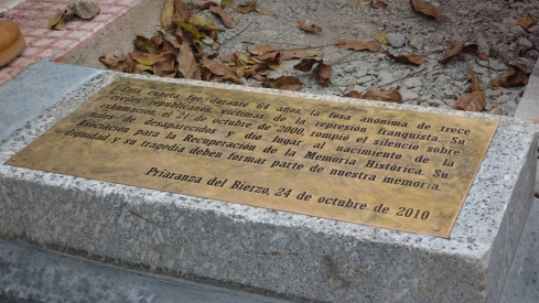 Placa Priaranza Puesta en  2010