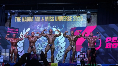El culturista berciano Domingo Uría, entre los mejores del ‘Mr. Universo NABBA’