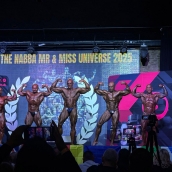 El culturista berciano Domingo Uría, entre los mejores del ‘Mr. Universo NABBA’