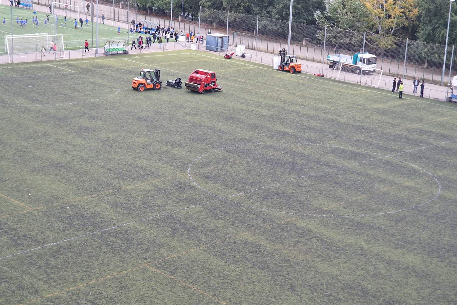 Comienzan las obras en los Campos Ramón Martínez