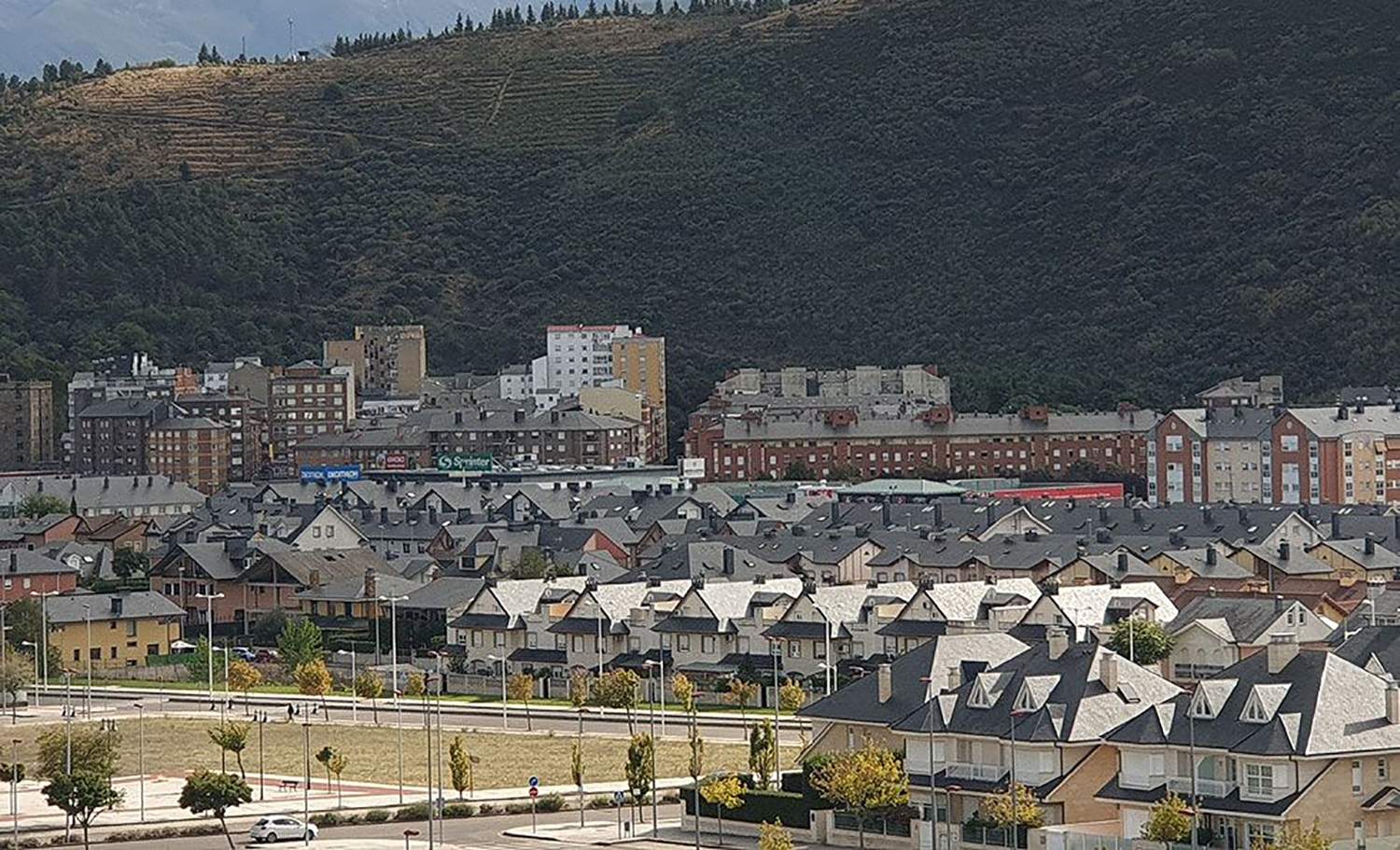 Zona de Aldama en Ponferrada