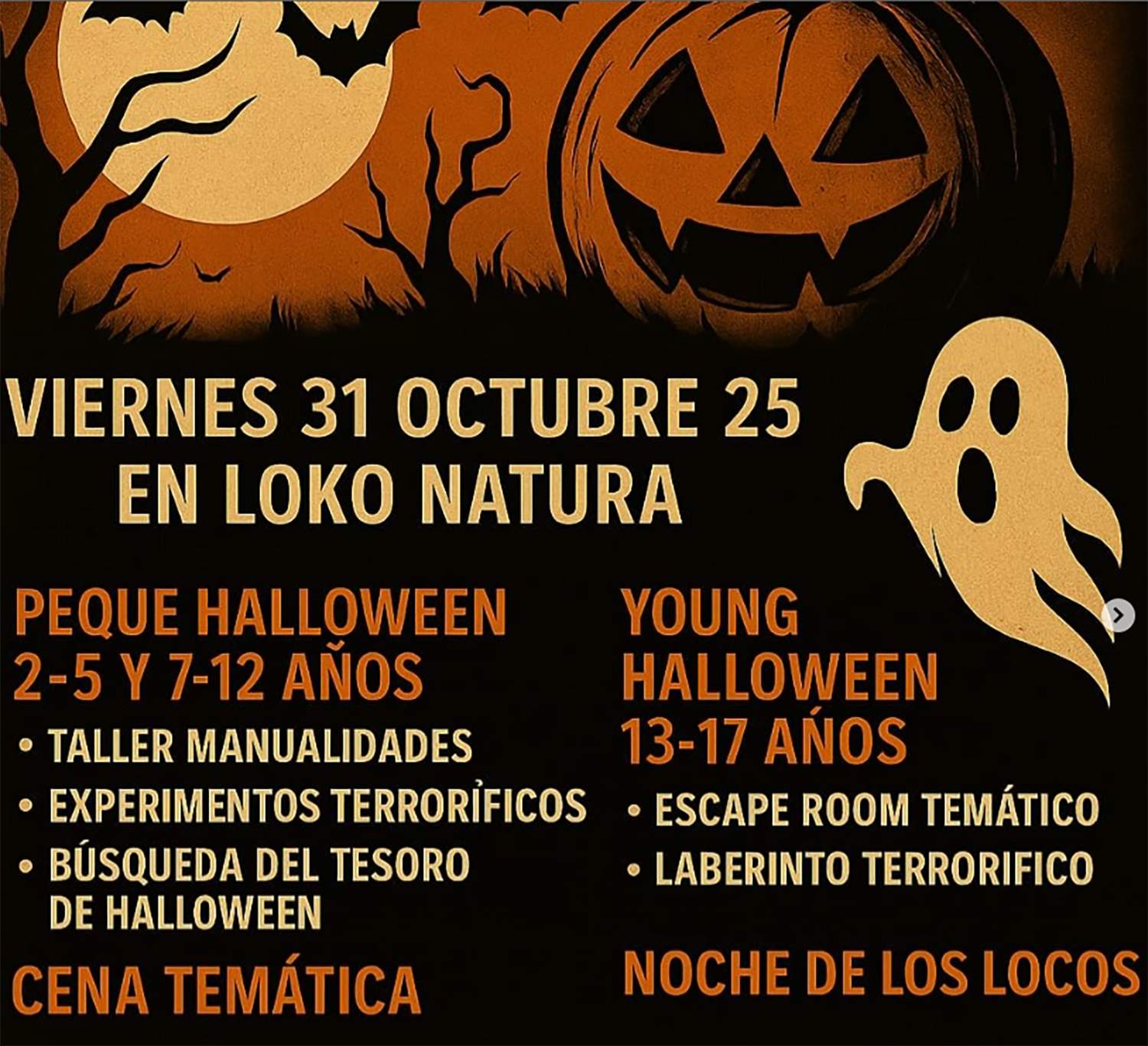Halloween en Loko Natura