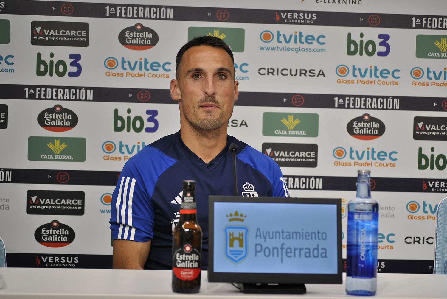 El jugador de la Ponferradina, Fede San Emeterio El jugador de la Ponferradina, Fede San Emeterio