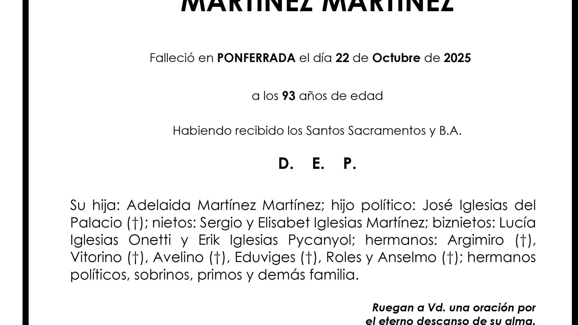 MARIA MERCEDES MARTINEZ MARTINEZ