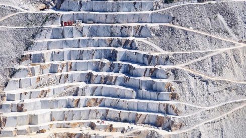 Explotación de una cantera de pizarra. archivo | Luz verde a la explotación de pizarra "Marinita" en Benuza con más de tres décadas de planificación