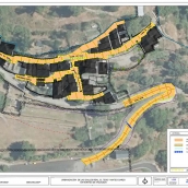 Plano de las obras en Montes de Valdueza Plano de las obras en Montes de Valdueza
