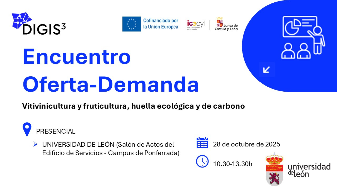 Cartel encuentro oferta demanda DIGIS 3 Ponferrada Cartel encuentro oferta demanda DIGIS 3 Ponferrada