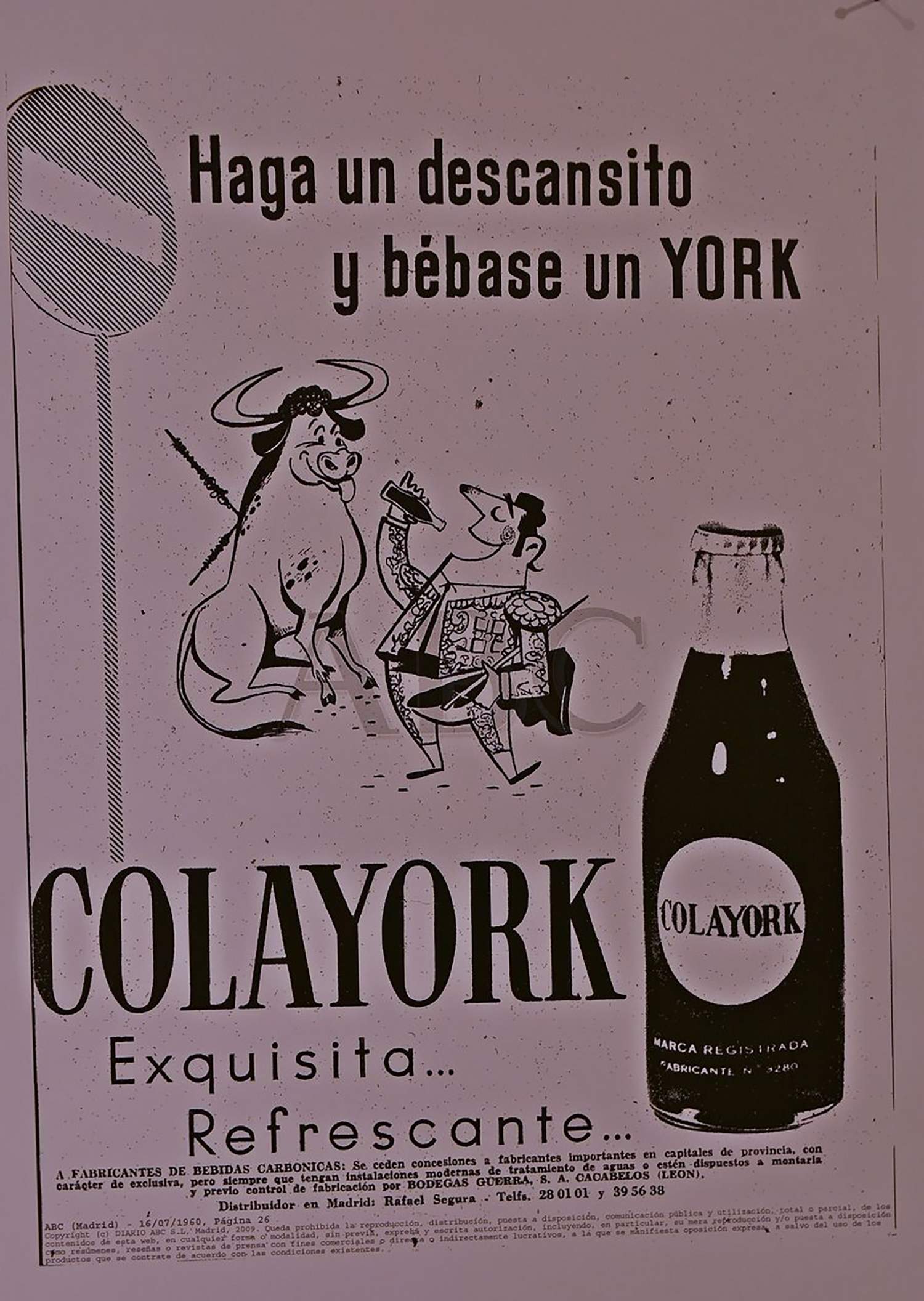 Anuncio de Cola York