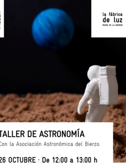 Taller de astronomía en el Museo de la Energía