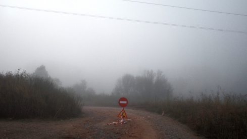 Primeras nieblas en Ponferrada (2)