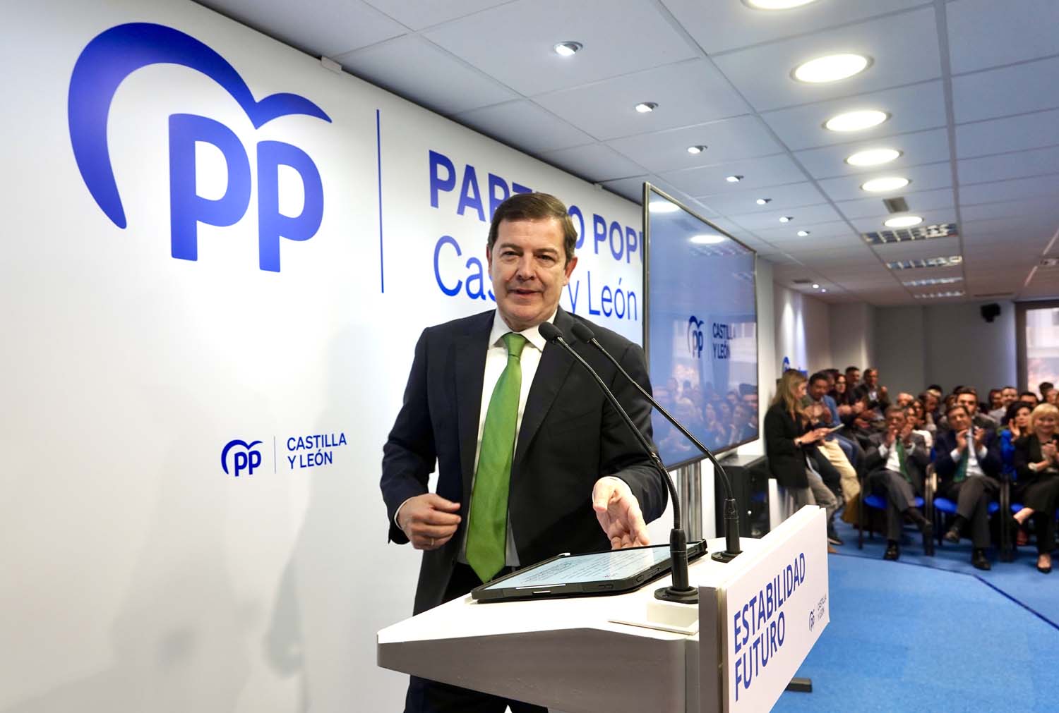 Miriam Chacón ICAL. El presidente del Partido Popular de Castilla y León, Alfonso Fernández Mañueco, clausura la Junta Directiva Autonómica Miriam Chacón ICAL. El presidente del Partido Popular de Castilla y León, Alfonso Fernández Mañueco, clausura la Junta Directiva Autonómica