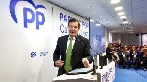 Miriam Chacón ICAL. El presidente del Partido Popular de Castilla y León, Alfonso Fernández Mañueco, clausura la Junta Directiva Autonómica 