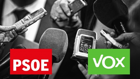 La unidad de VOX y PSOE para imponer una Ley de control a Medios