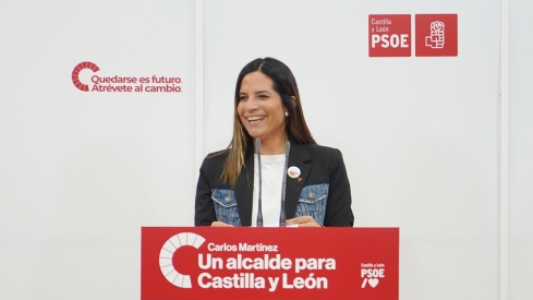 La vicesecretaria general del PSCyL y viceportavoz del Grupo Socialista en las Cortes, Nuria Rubio