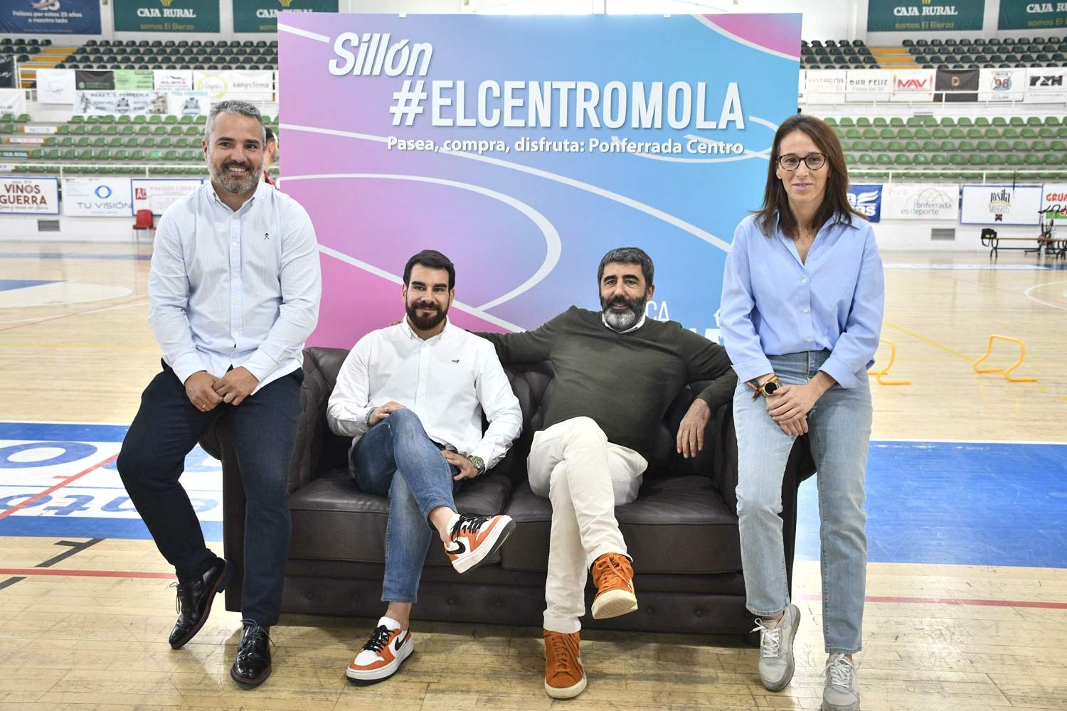 acuerdo de colaboración entre la asociación #ElCentroMola y el Club Baloncesto Ciudad de Ponferrada (1)