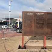 Mural sobre el Mundial de Ciclismo de Ponferrada | Foto: Dani Merino, InfoBierzo Mural sobre el Mundial de Ciclismo de Ponferrada | Foto: Dani Merino, InfoBierzo