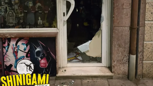 Robo en la tienda Shinigami comics