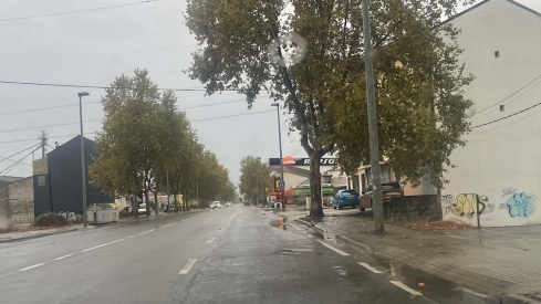 Lugar aproximado donde se produzco el accidente en Columbrianos