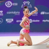 La gimnasta berciana Nerea Rodríguez La gimnasta berciana Nerea Rodríguez