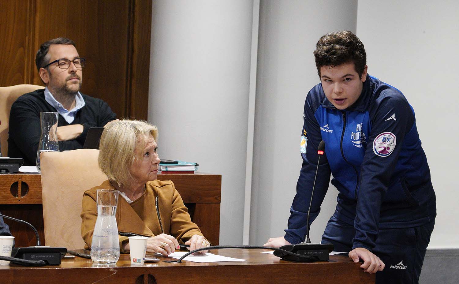 Mateo Autran, miembro del Club de Natación Bierzo Ponferrada. Mateo Autran, miembro del Club de Natación Bierzo Ponferrada.