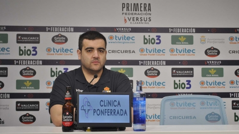 Oriol Pozo, entrenador del Clínica Ponferrada SDP