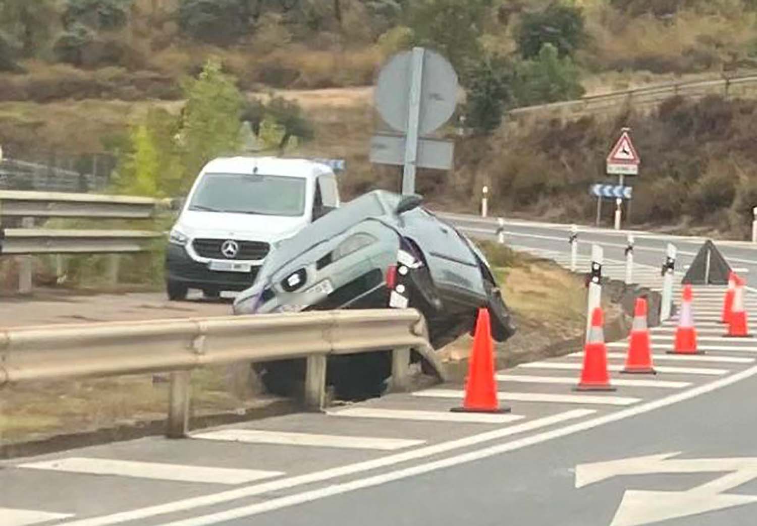 accidente en la N 6 rOLDÁN