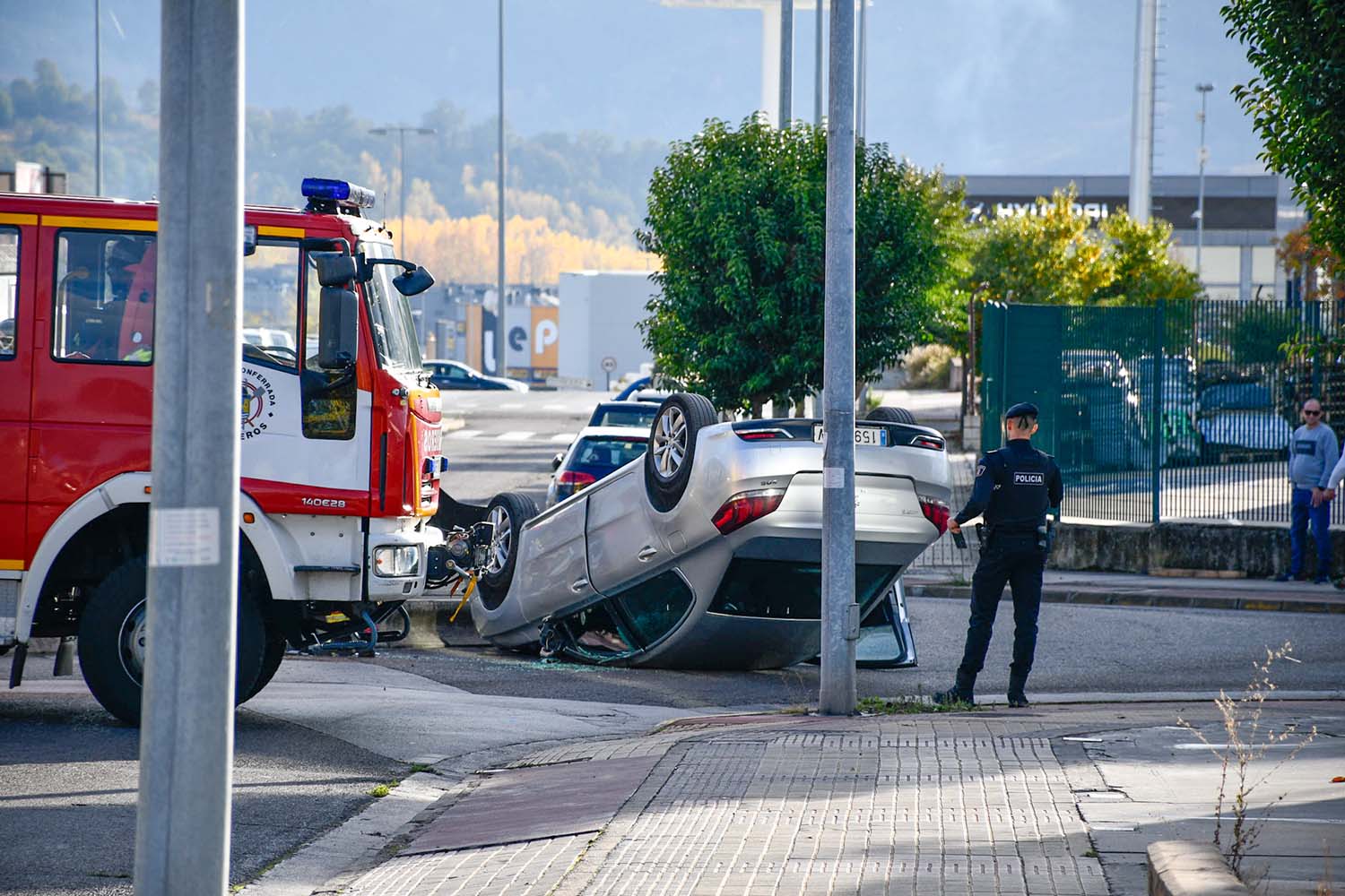 Accidente en Ponferrada 1 Accidente en Ponferrada 1