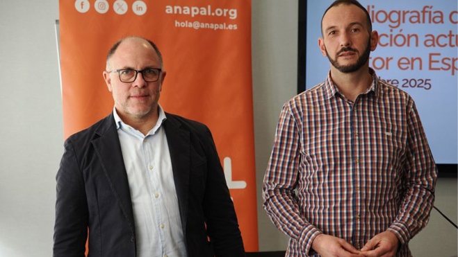 Borja Muñiz,presidente de ANAPAL, y Jorge Anta, vicepresidente Borja Muñiz,presidente de ANAPAL, y Jorge Anta, vicepresidente