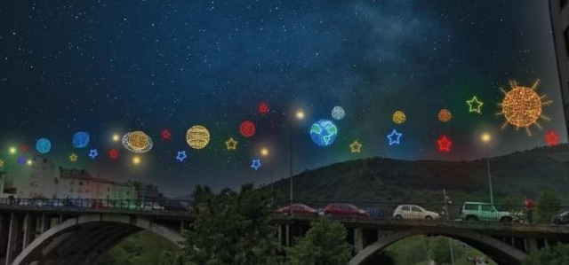 Luces de Navidad en Ponferrada 2025