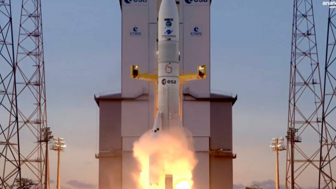 El nuevo ojo europeo ya esta en orbita lanzan con exito el satelite Sentinel 1 D El nuevo ojo europeo ya esta en orbita lanzan con exito el satelite Sentinel 1 D