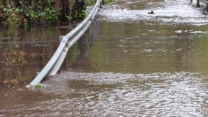 Desbordamiento del río Meruelo